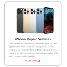 iPhone Repair Services （Free diagnosis）